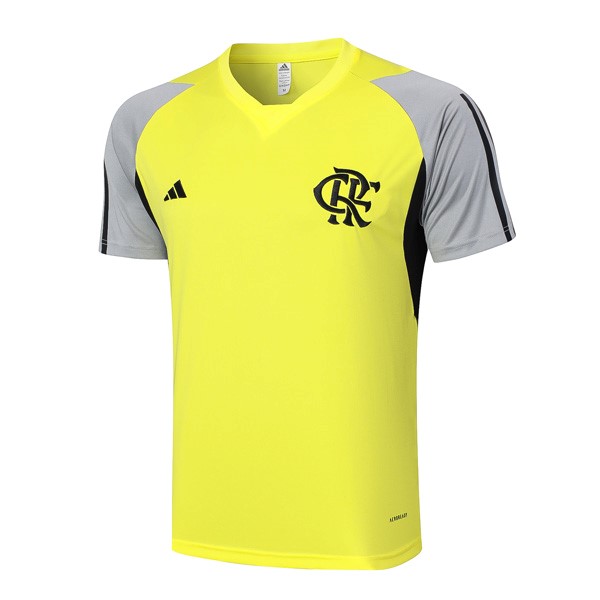 Trikot Trainingsshirt Flamengo 2024-2025 Gelb Grau